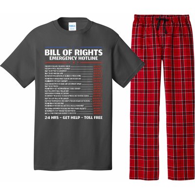 Bill Of Rights Emergency Hotline Amendments Of Constitution Pajama Set