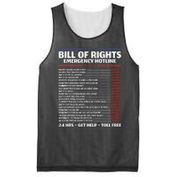 Bill Of Rights Emergency Hotline Amendments Of Constitution Mesh Reversible Basketball Jersey Tank