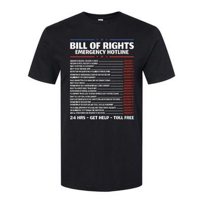 Bill Of Rights Emergency Hotline Amendments Of Constitution Softstyle® CVC T-Shirt