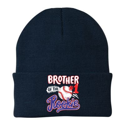 Brother Of Rookie 1st Baseball Birthday Party Theme Matching Knit Cap Winter Beanie