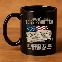 BILL OF RIGHTS US CONSTITUTION 11oz C Handle Ceramic Mug