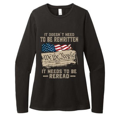 BILL OF RIGHTS US CONSTITUTION Womens CVC Long Sleeve Shirt