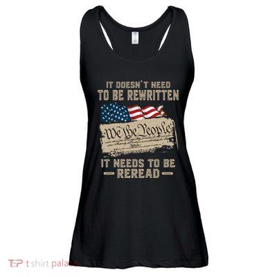 BILL OF RIGHTS US CONSTITUTION Ladies Essential Flowy Tank