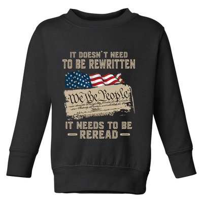 BILL OF RIGHTS US CONSTITUTION Toddler Sweatshirt