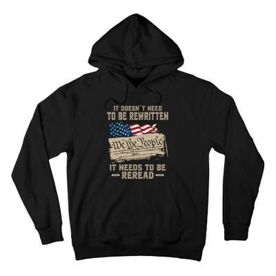 BILL OF RIGHTS US CONSTITUTION Tall Hoodie