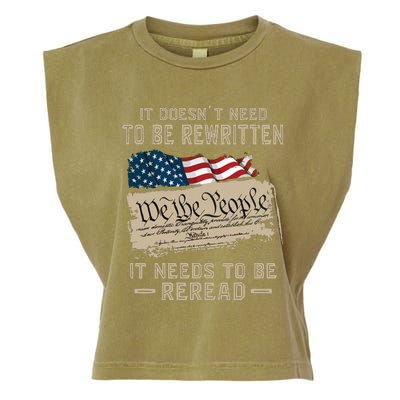 BILL OF RIGHTS US CONSTITUTION Garment-Dyed Women's Muscle Tee