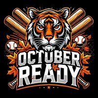 Baseball October Ready Tiger D Cooling Performance Crew T-Shirt