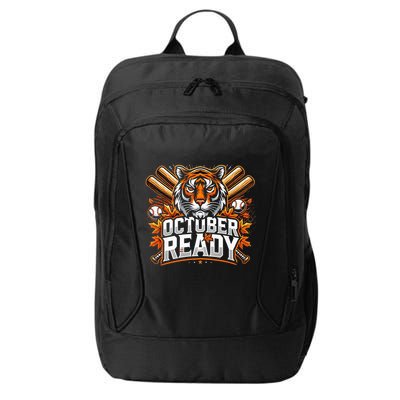 Baseball October Ready Tiger D City Backpack