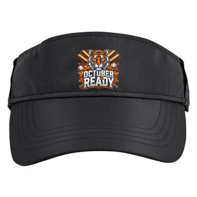 Baseball October Ready Tiger D Adult Drive Performance Visor