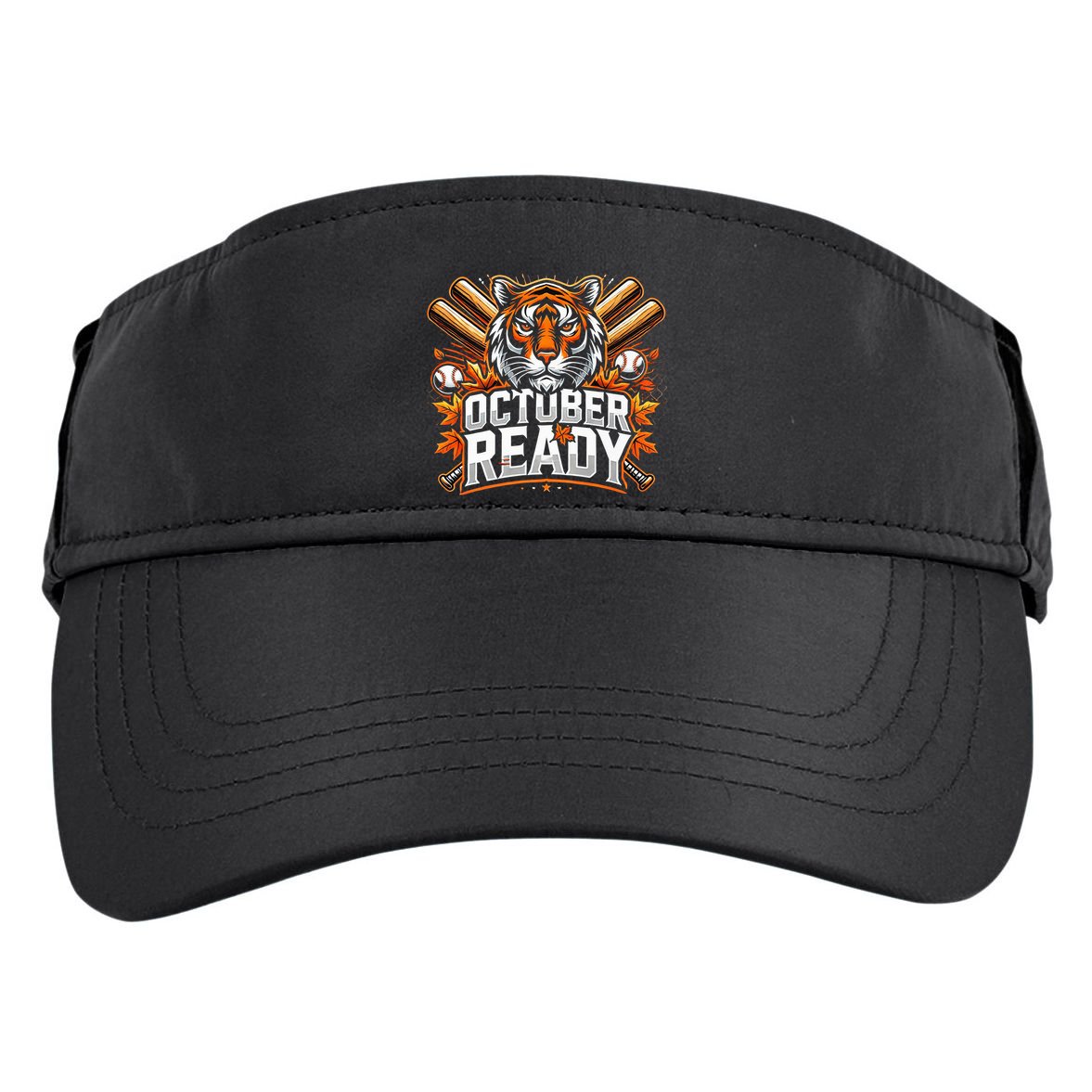 Baseball October Ready Tiger D Adult Drive Performance Visor