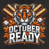 Baseball October Ready Tiger D Adult Drive Performance Visor