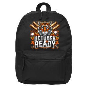 Baseball October Ready Tiger D 16 in Basic Backpack