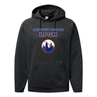 Baseball October Ready Lfgm Graphic Performance Fleece Hoodie