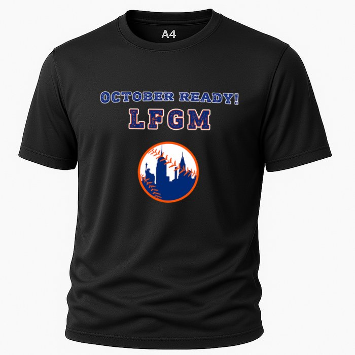 Baseball October Ready Lfgm Graphic Cooling Performance Crew T-Shirt