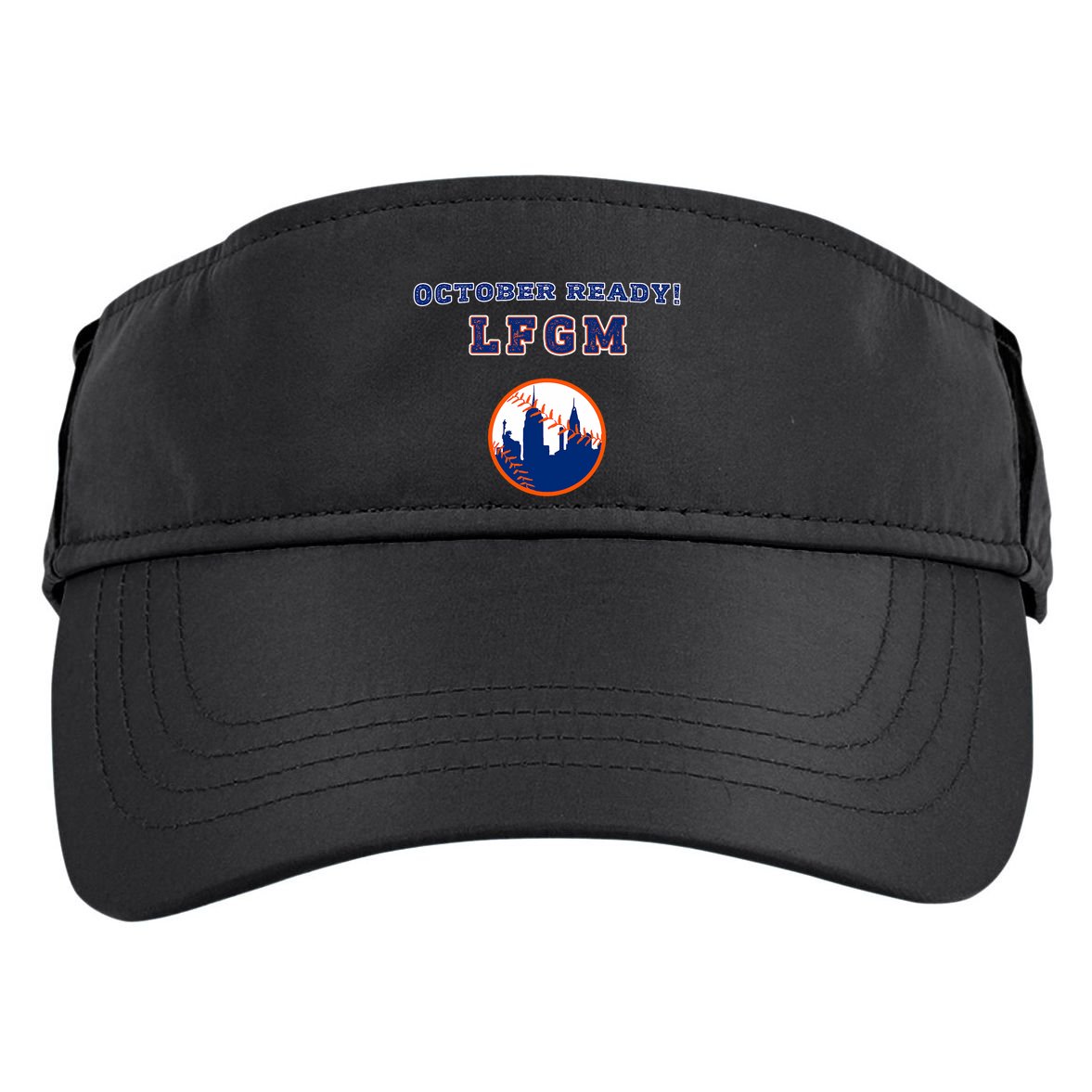 Baseball October Ready Lfgm Graphic Adult Drive Performance Visor