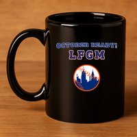 Baseball October Ready Lfgm Graphic 11oz C Handle Ceramic Mug