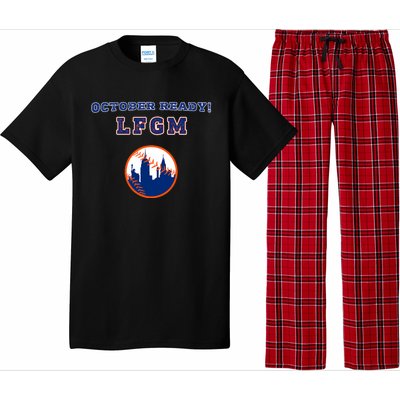 Baseball October Ready Lfgm Graphic Pajama Set