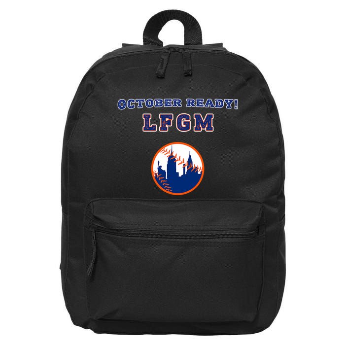 Baseball October Ready Lfgm Graphic 16 in Basic Backpack