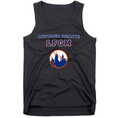 Baseball October Ready Lfgm Graphic Tank Top