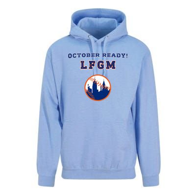 Baseball October Ready Lfgm Graphic Unisex Surf Hoodie