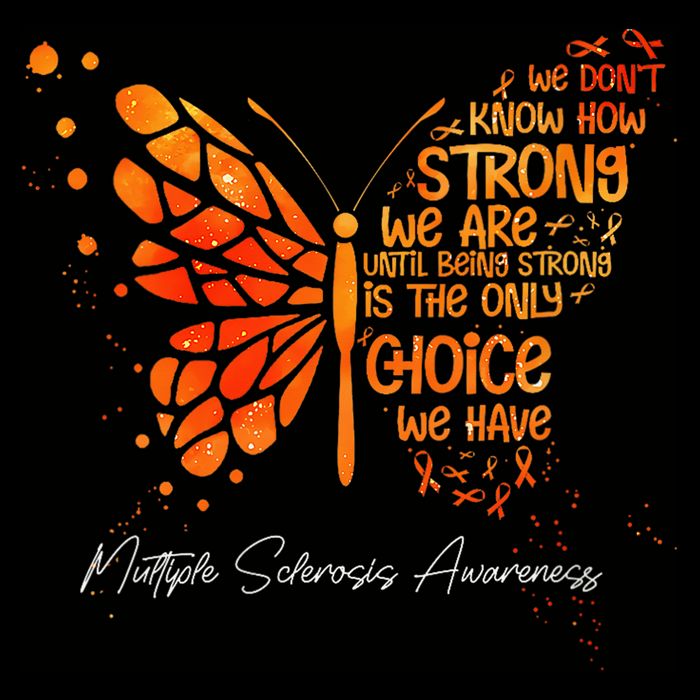 Butterfly Orange Ribbon Multiple Sclerosis Awareness Doggie Tank