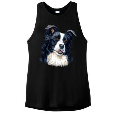 Border Collie Ladies PosiCharge Tri-Blend Wicking Tank