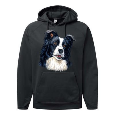 Border Collie Performance Fleece Hoodie