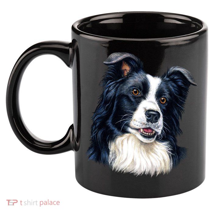 Border Collie 11oz C Handle Ceramic Mug