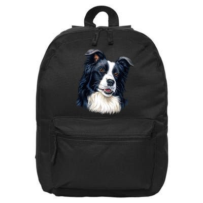 Border Collie 16 in Basic Backpack