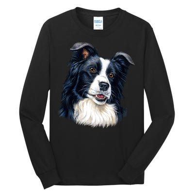 Border Collie Tall Long Sleeve T-Shirt