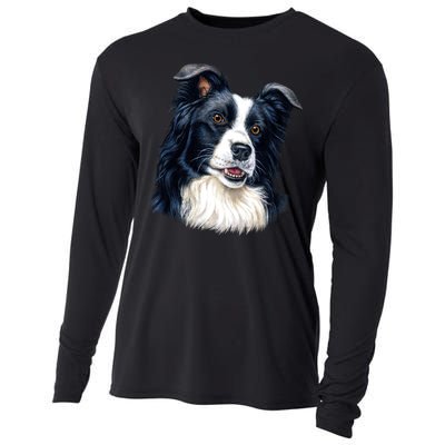 Border Collie Cooling Performance Long Sleeve Crew