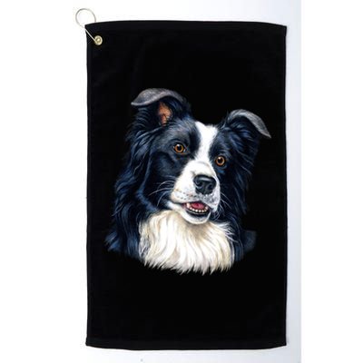 Border Collie Platinum Collection Golf Towel