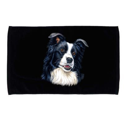 Border Collie Microfiber Hand Towel