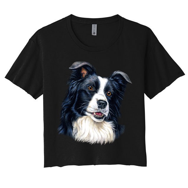 Border Collie Crop Top