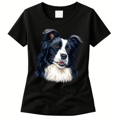 Border Collie Womens T-Shirt