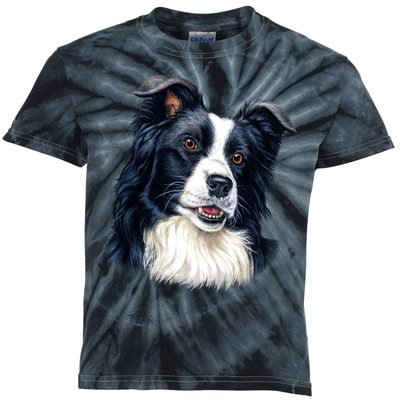 Border Collie Kids Tie-Dye T-Shirt