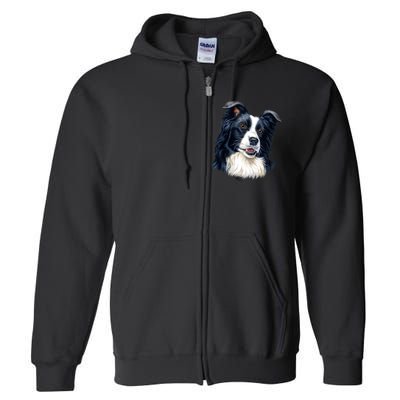 Border Collie Full Zip Hoodie