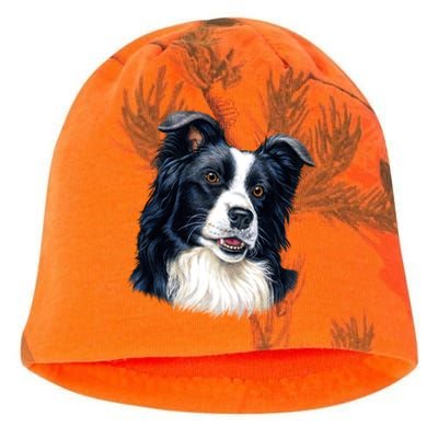 Border Collie Kati - Camo Knit Beanie