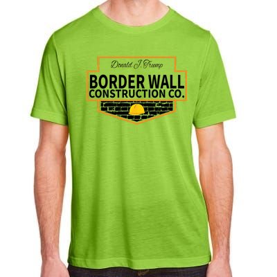 Border Wall Construction Co. Donald Trump Adult ChromaSoft Performance T-Shirt