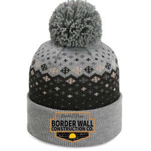 Border Wall Construction Co. Donald Trump The Baniff Cuffed Pom Beanie