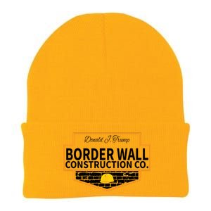 Border Wall Construction Co. Donald Trump Knit Cap Winter Beanie