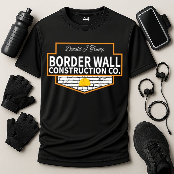 Border Wall Construction Co. Donald Trump Performance Shirt