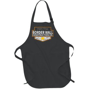 Border Wall Construction Co. Donald Trump Full-Length Apron With Pockets