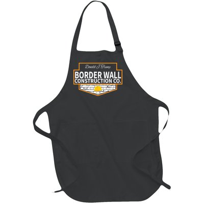 Border Wall Construction Co. Donald Trump Full-Length Apron With Pockets