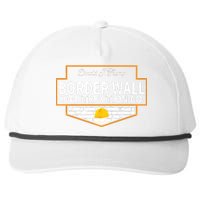 Border Wall Construction Co. Donald Trump Snapback Five-Panel Rope Hat