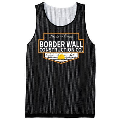 Border Wall Construction Co. Donald Trump Mesh Reversible Basketball Jersey Tank