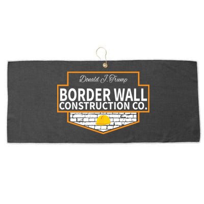 Border Wall Construction Co. Donald Trump Large Microfiber Waffle Golf Towel