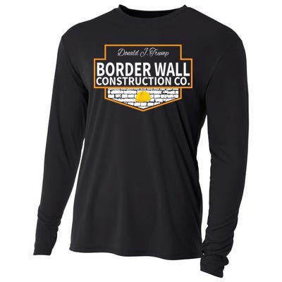 Border Wall Construction Co. Donald Trump Cooling Performance Long Sleeve Crew