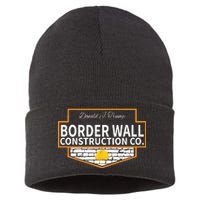 Border Wall Construction Co. Donald Trump Sustainable Knit Beanie