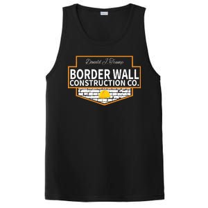 Border Wall Construction Co. Donald Trump PosiCharge Competitor Tank